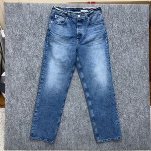 AG Adriano Goldschmied relaxed vintage straight jeans distressed size 31R 31x31